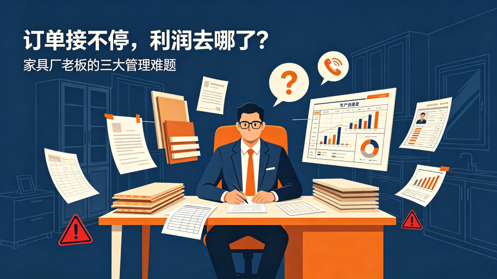  家具厂订单接不停，利润却不见涨？数字化算清每一笔收益 